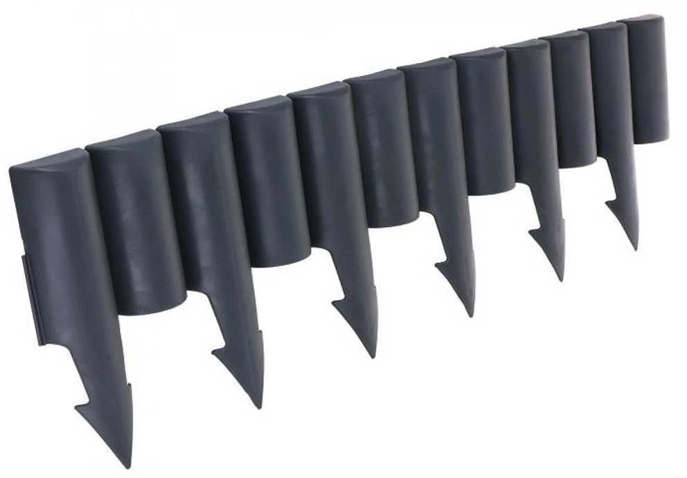 Palisade sodo tvoros apvadas vejos lysvėms apvadas grafitas 25 cm