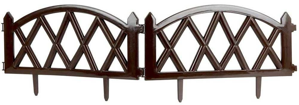 PALISADĖS SODO TVORA 6VNT, RUDOS, 300cm