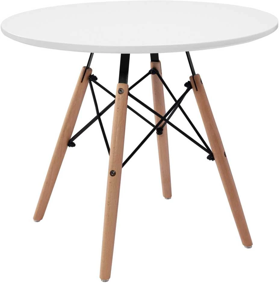 PARIS DTW apvalus stalas 60 cm baltas