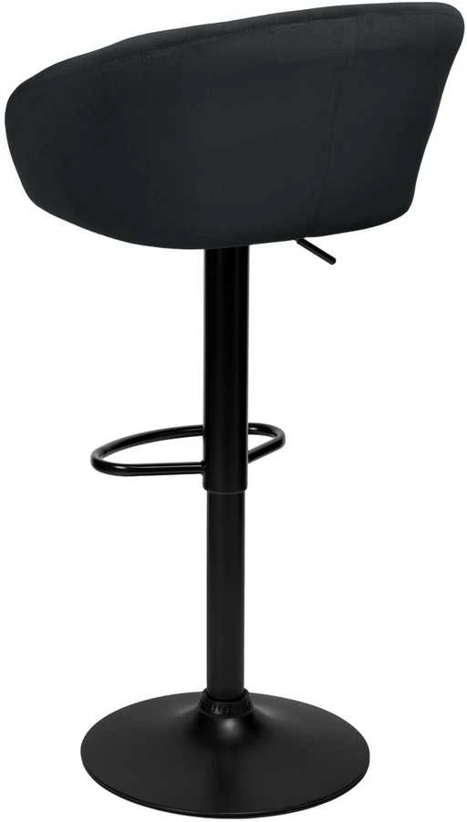 Paterson juoda Velvet baro kėdė
