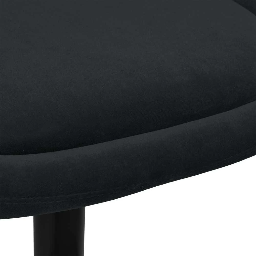 Paterson juoda Velvet baro kėdė