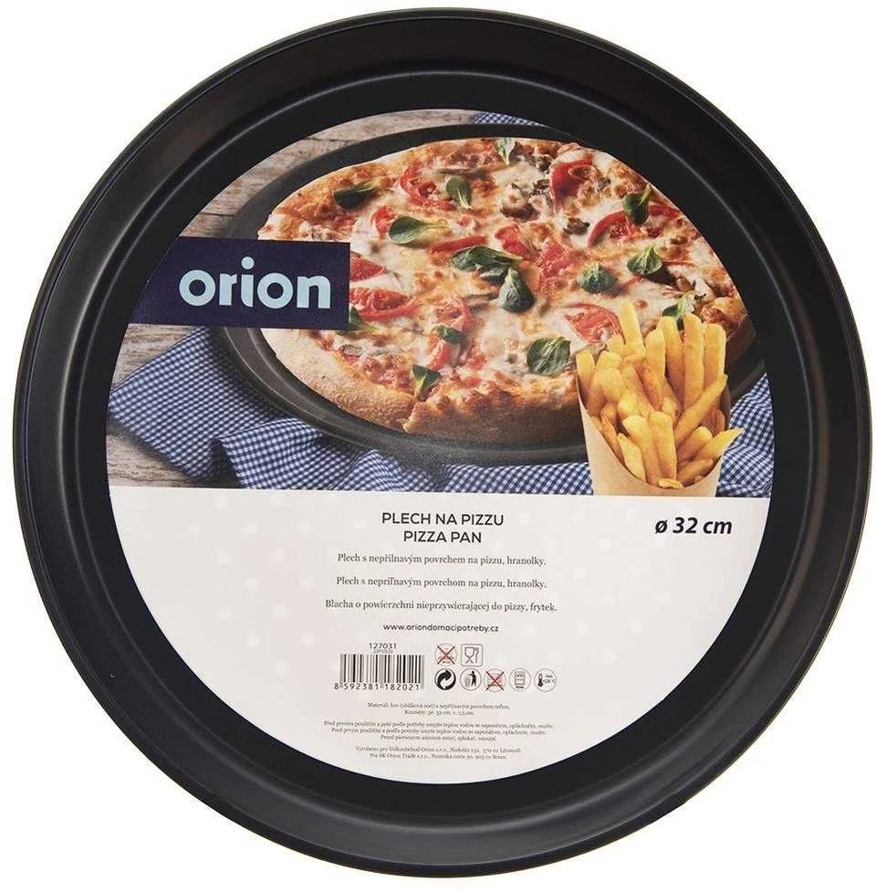 Picos keptuvės perforuotas lakštas su teflonine danga, juodas, 32 cm
