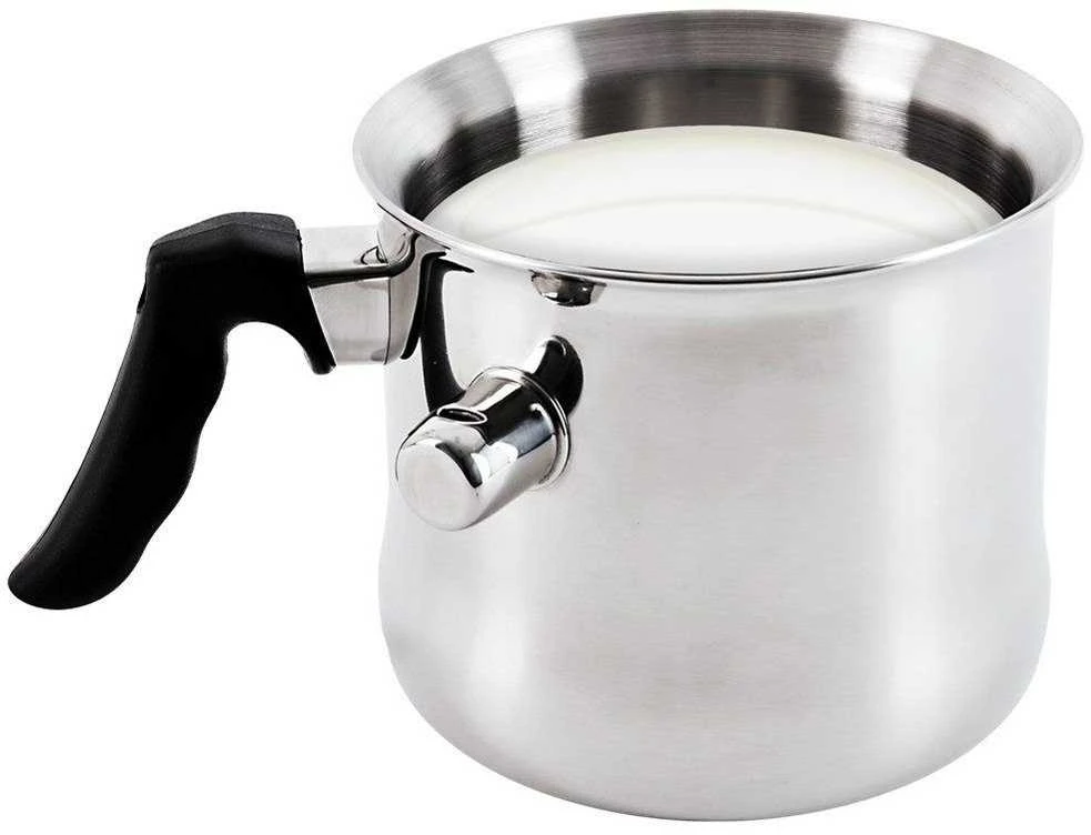 Pieno puodas pienui virinti, 1,5 l, plieno