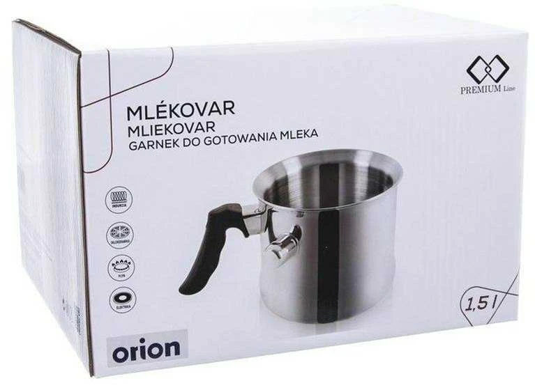 Pieno puodas pienui virinti, 1,5 l, plieno