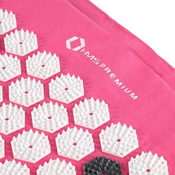 Pink AKM01 Rožinis SET AKUPRESSŪROS MAT HMS PREMIUM