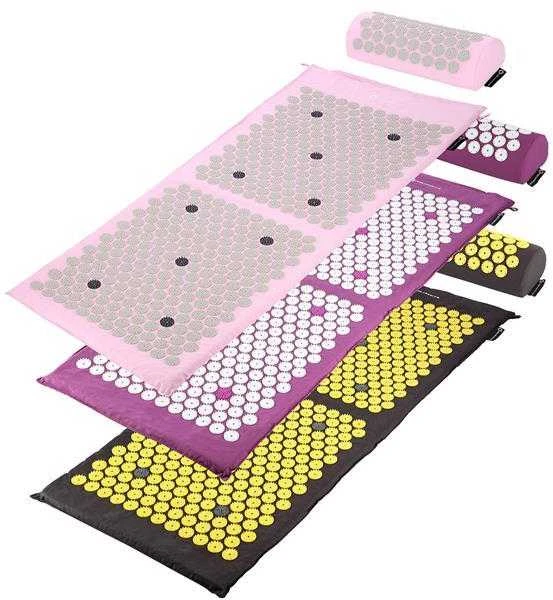 Pink AKM04 Rožinis SET ACUPRESSURE MAT HMS PREMIUM
