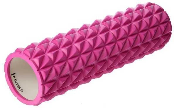 Pink FS205 Rožinis 45 CM FITNESS ROLLER / HMS ROLLER