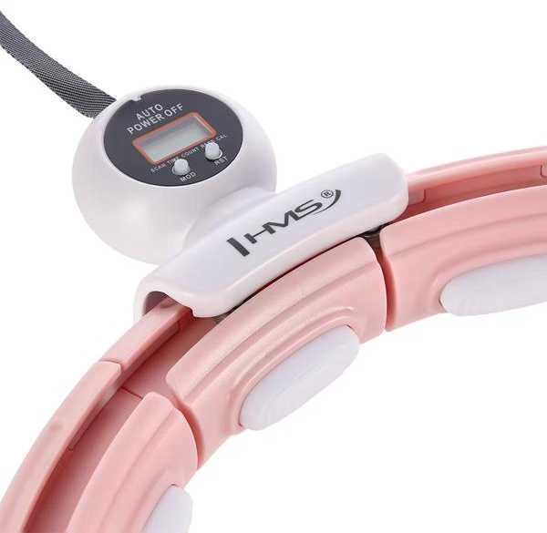 Pink HHM15 HULA HOP Rožinis SU MAGNETU IR SVORIU + HMS SKAITIKLIS