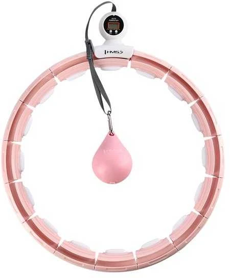 Pink HHM15 HULA HOP Rožinis SU MAGNETU IR SVORIU + HMS SKAITIKLIS