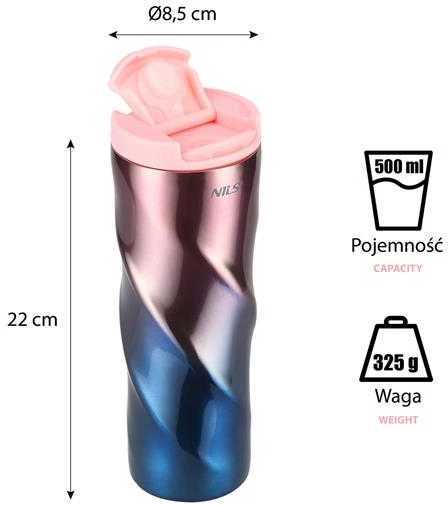 Pink NCB22 Rožinis TERMINIS PUODULIS NILS