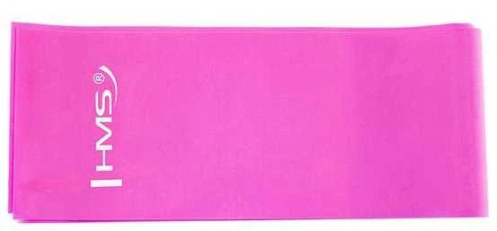 Pink TP01 Rožinis 0,7 x 120 x 1200 MM PILATES HMS TAPE