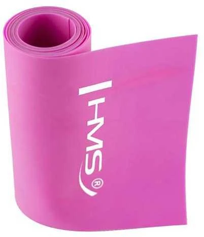 Pink TP01 Rožinis 0,7 x 120 x 1200 MM PILATES HMS TAPE