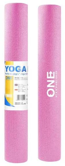 YM01 Rožinis ONE FITNESS YOGA MAT