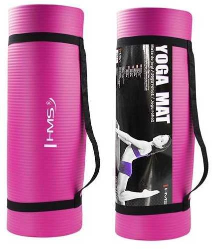 YM04 Rožinis YOGA MAT HMS