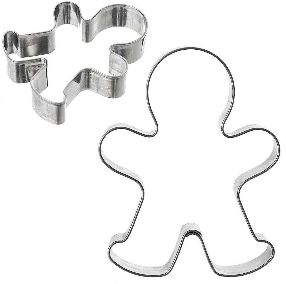 Plieninė konditerijos pjaustyklė / imbierinių sausainių formelė 6,5 cm