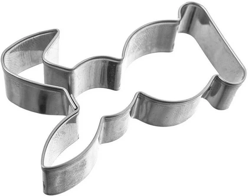 Plieninė konditerijos pjaustyklė / imbierinių sausainių formelė zuikis 6 cm