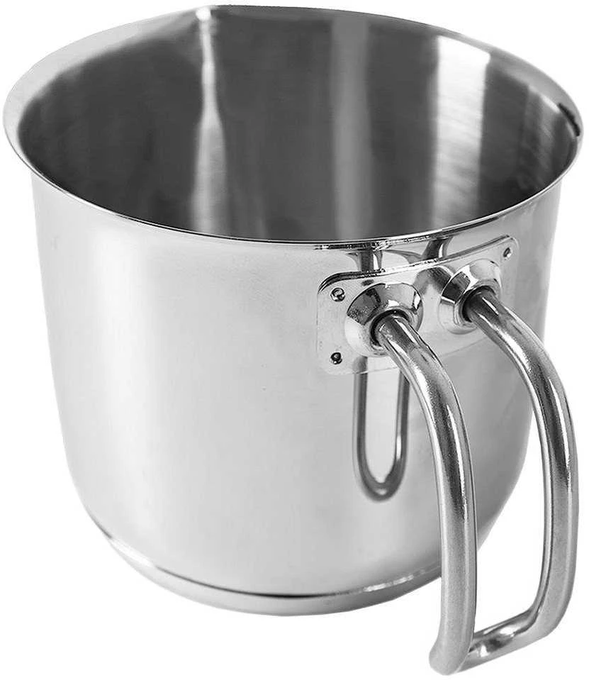 Plieninis pieno puodas 12,5 cm 1 l ANETT