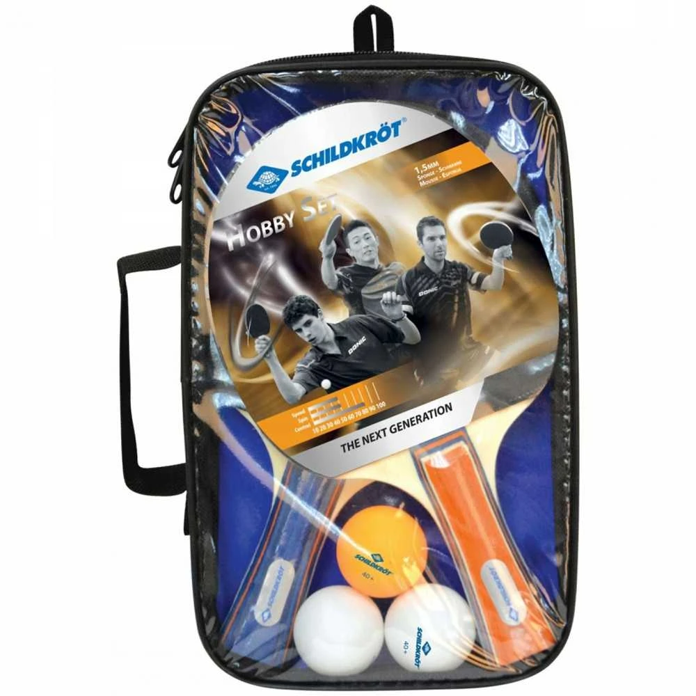 PONIC SCHILDKROT Hobby stalo teniso raketės - 4in1 komplektas