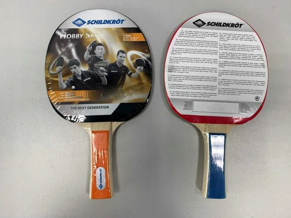 PONIC SCHILDKROT Hobby stalo teniso raketės - 4in1 komplektas