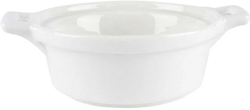 Porcelianiniai apvalūs kepimo dubenys, 3 vnt. 130 ml