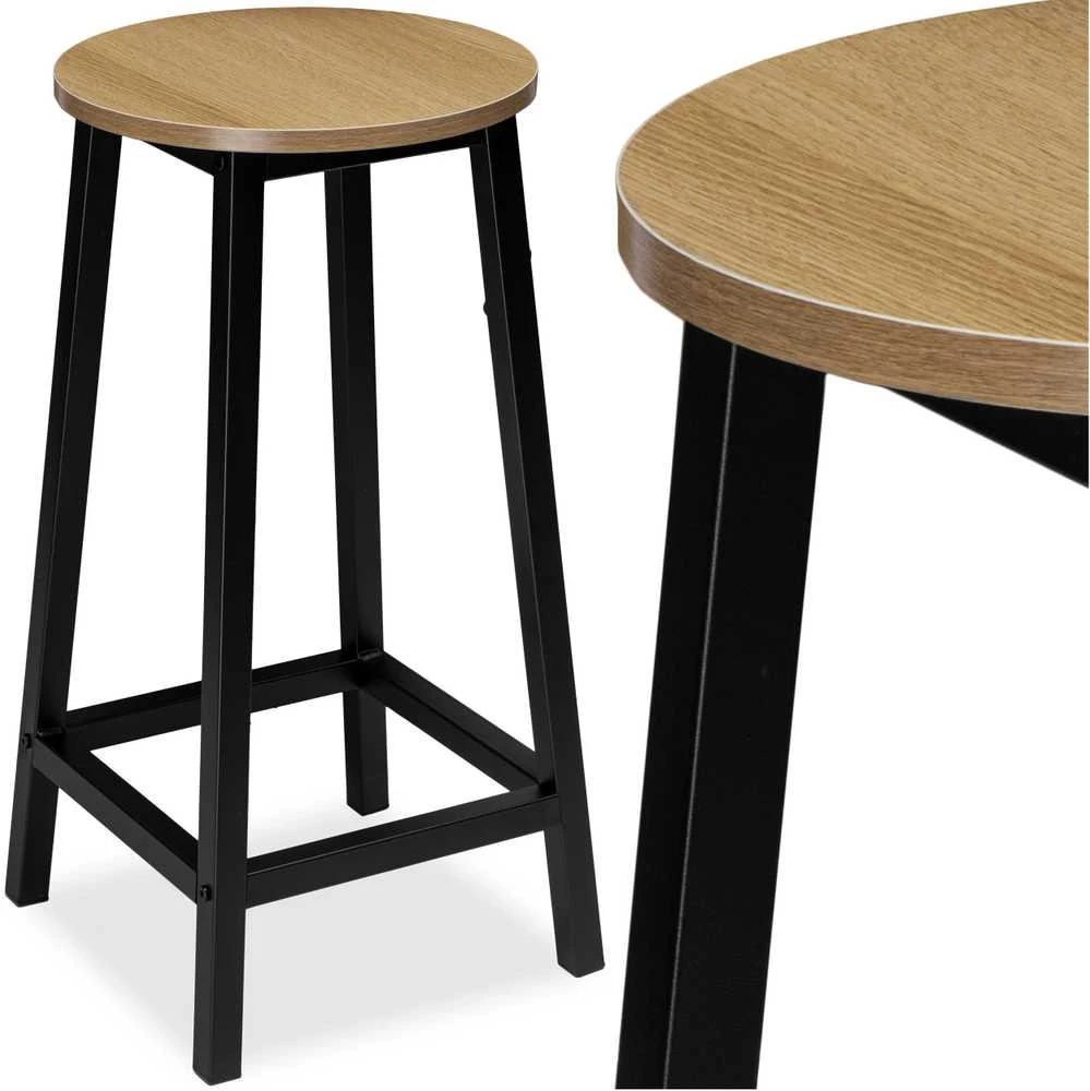 Pramoninė palėpės taburetė Flint Modern Oak