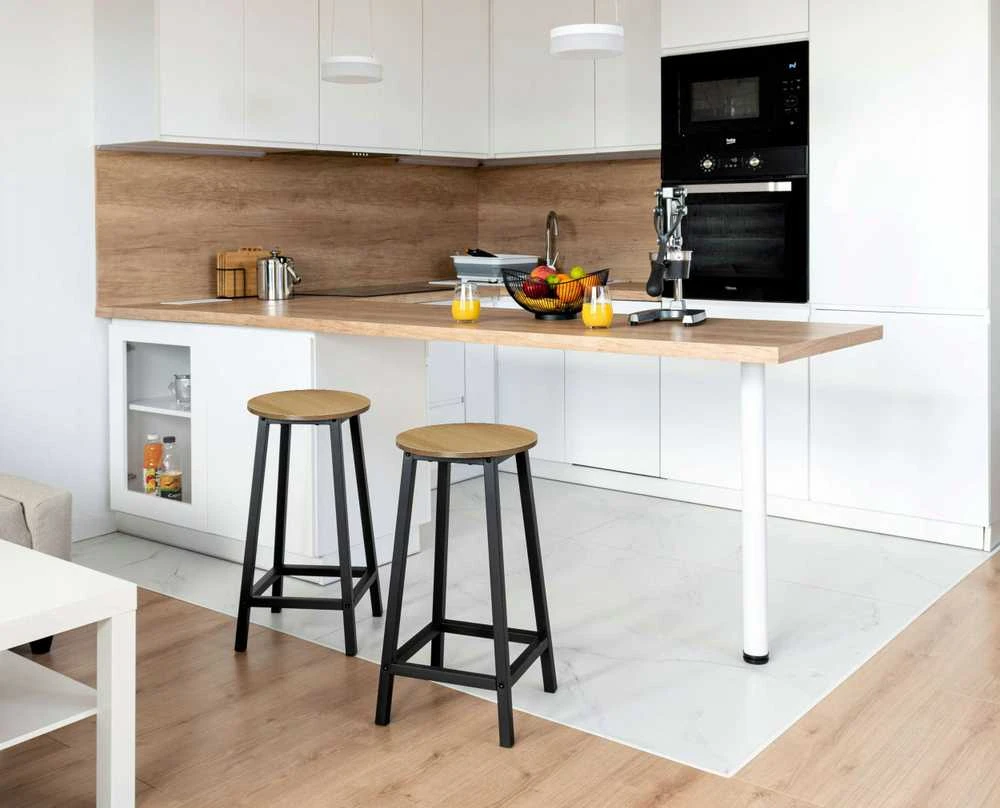Pramoninė palėpės taburetė Flint Modern Oak
