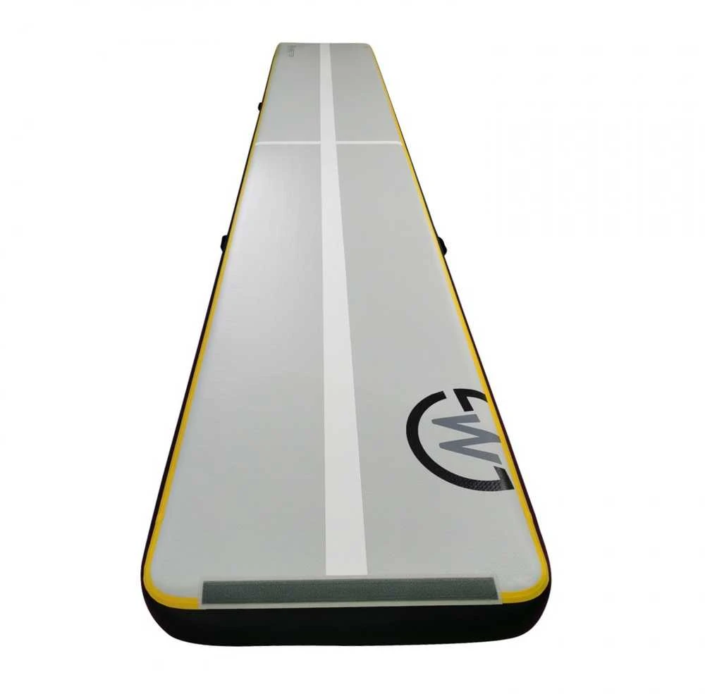 Pripučiamas gimnastikos kilimėlis AirTrack MASTER S-Pro 600 x 100 x 20 cm pilkai juodas