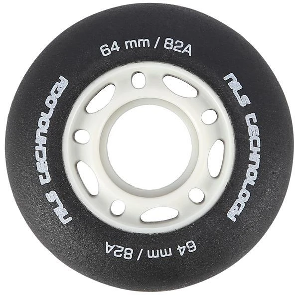 PU 64x24 82A MATTE Juodas ratai (4 vnt.) NILS EXTREME