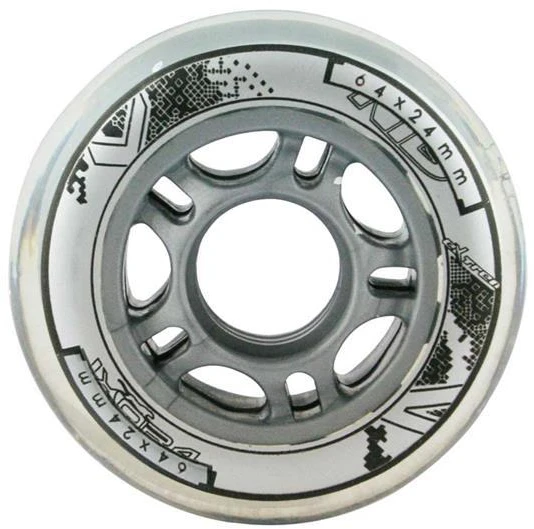 PU 64x24 82A TRANSPARENT ratai (4 vnt.) NILS EXTREME