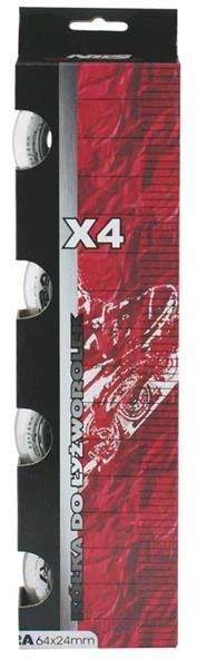 PU 64x24 82A TRANSPARENT ratai (4 vnt.) NILS EXTREME