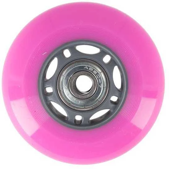 PU 70x24 82A (4 vnt.) rožinė + ABEC-7 (8 vnt.) NILS EXTREME SET