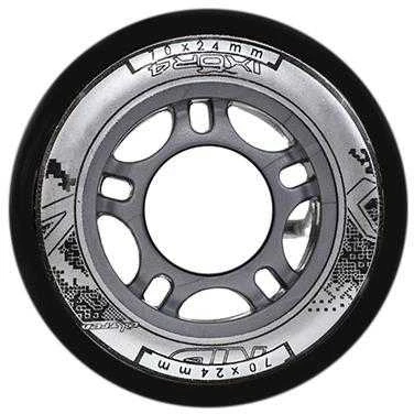 PU 70x24 82A Juodas ratai (4 vnt.) NILS EXTREME