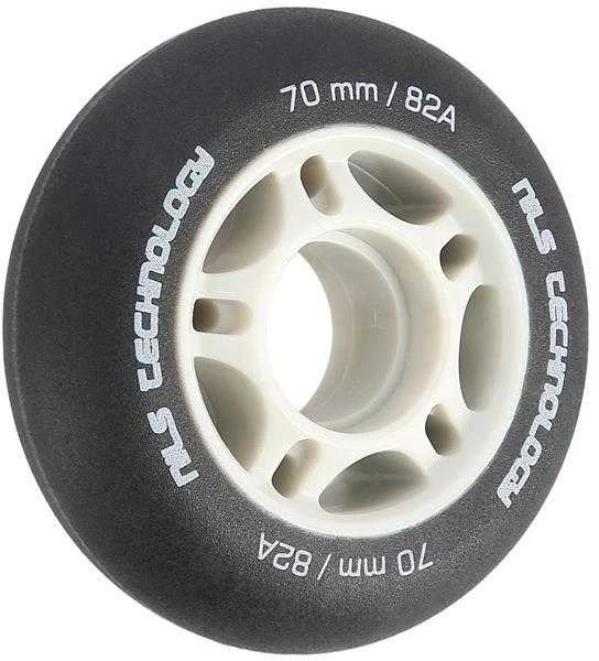 PU 70x24 82A MATTE Juodas ratai (4 vnt.) NILS EXTREME