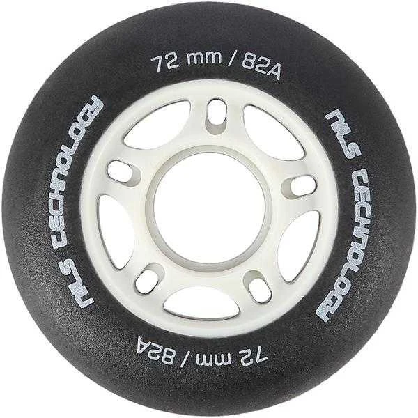 PU 72x24 82A MATTE Juodas ratai (4 vnt.) NILS EXTREME