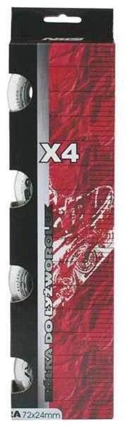 PU 72x24 82A TRANSPARENT ratai (4 vnt.) NILS EXTREME