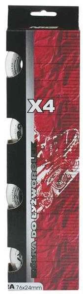 PU 76x24 82A TRANSPARENT ratai (4 vnt.) NILS EXTREME