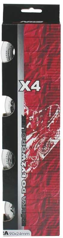 PU 90x24 82A SKAIDRUSI RATAI (4 vnt.) NILS EXTREME