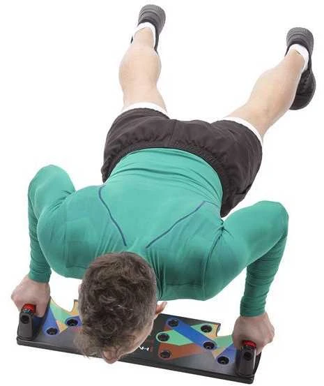 PU10 DAUGIAFUNKCINĖ RAUDONA HMS PUSH-UP LENTA