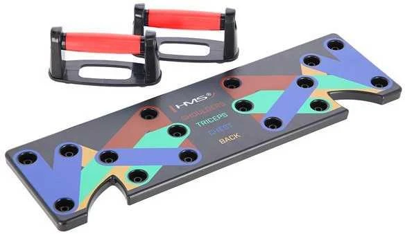 PU10 DAUGIAFUNKCINĖ RAUDONA HMS PUSH-UP LENTA