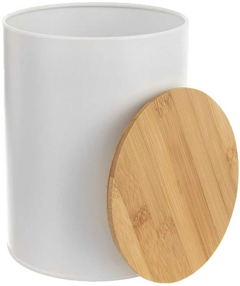 Rakinamas metalinis virtuvės indas su sandarikliu / WHITELINE skardinė 2,3l