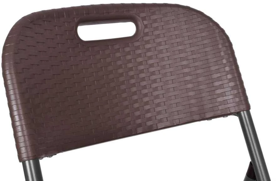 RATTAN ruda maitinimo kėdutė