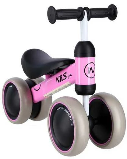 RB002 Rožinis BALANCE BIKE NILS FUN