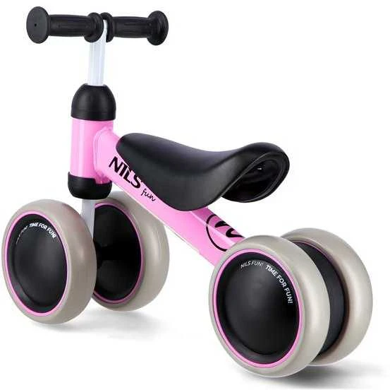 RB002 Rožinis BALANCE BIKE NILS FUN