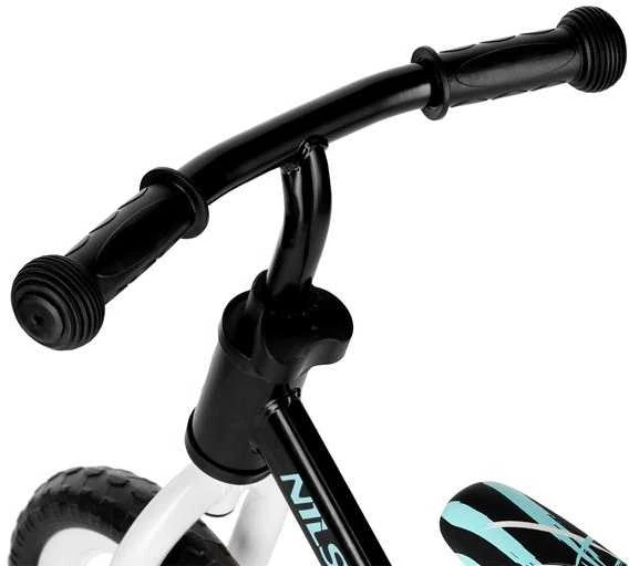RB134 BALANCE BIKE Juodas WHEELS 10'' NILS FUN