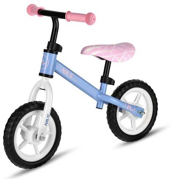 Blue RB134 BALANCE BIKE Mėlynas WHEELS 10'' NILS FUN