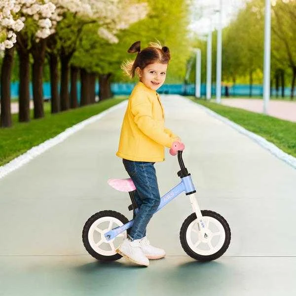 Blue RB134 BALANCE BIKE Mėlynas WHEELS 10'' NILS FUN