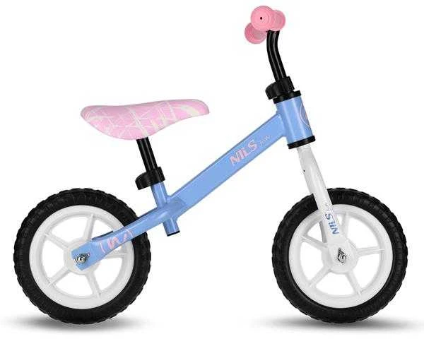 Blue RB134 BALANCE BIKE Mėlynas WHEELS 10'' NILS FUN