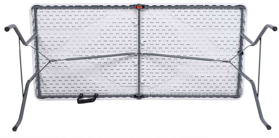 RICO maitinimo stalas sulankstomas į lagaminą - 152 cm - baltas
