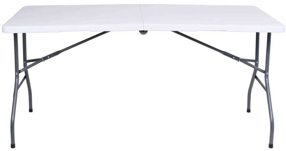 RICO maitinimo stalas sulankstomas į lagaminą - 152 cm - baltas