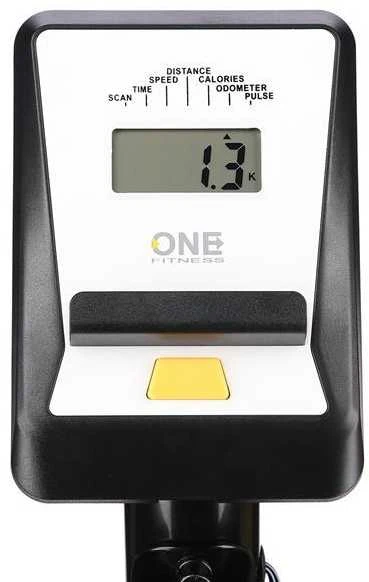 RM8740 Juodas ONE FITNESS MAGNETINIS DVIRATIS
